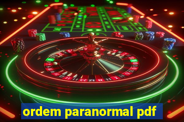 ordem paranormal pdf